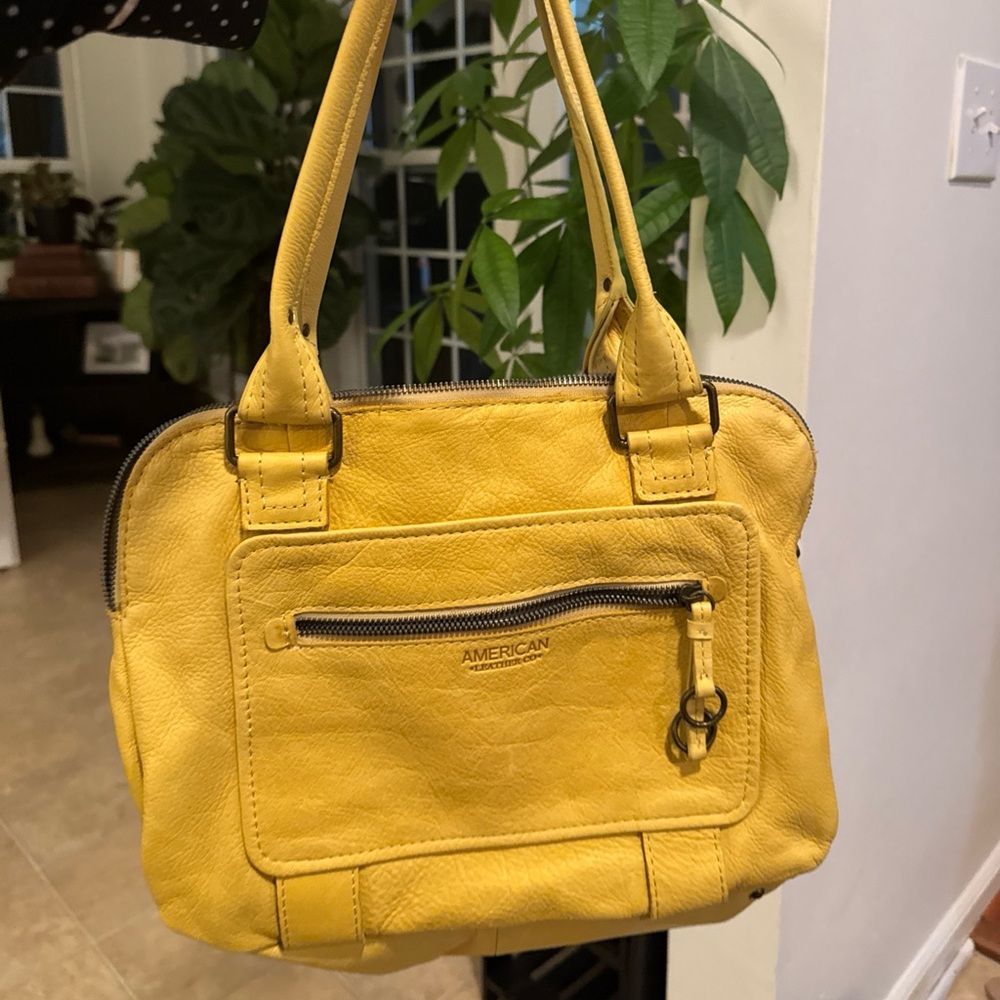 American Yellow Shoulder Bag